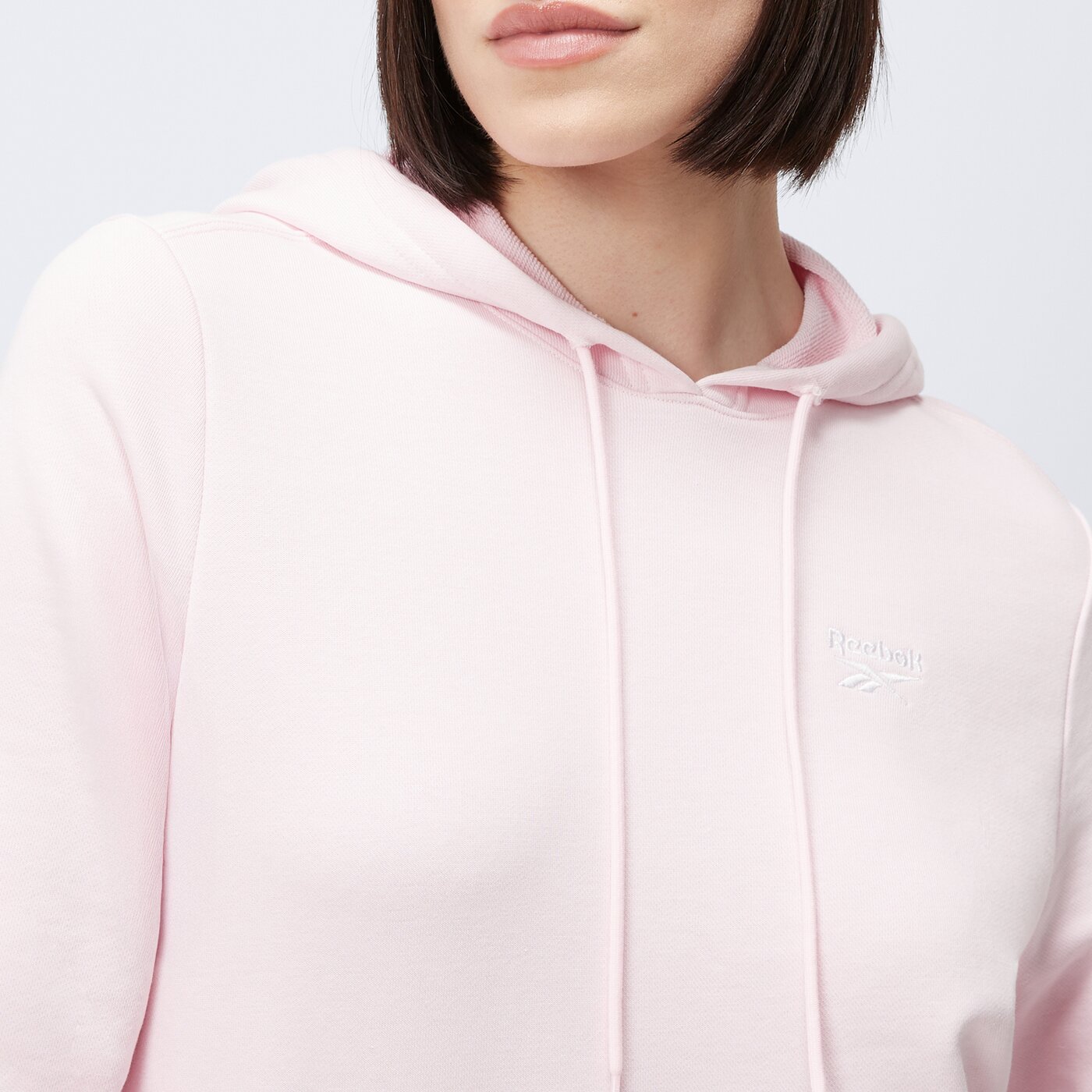 Bluza damska REEBOK BLUZA Z KAPTUREM RI SL FRENCH TERRY HOODIE 100215185 kolor różowy