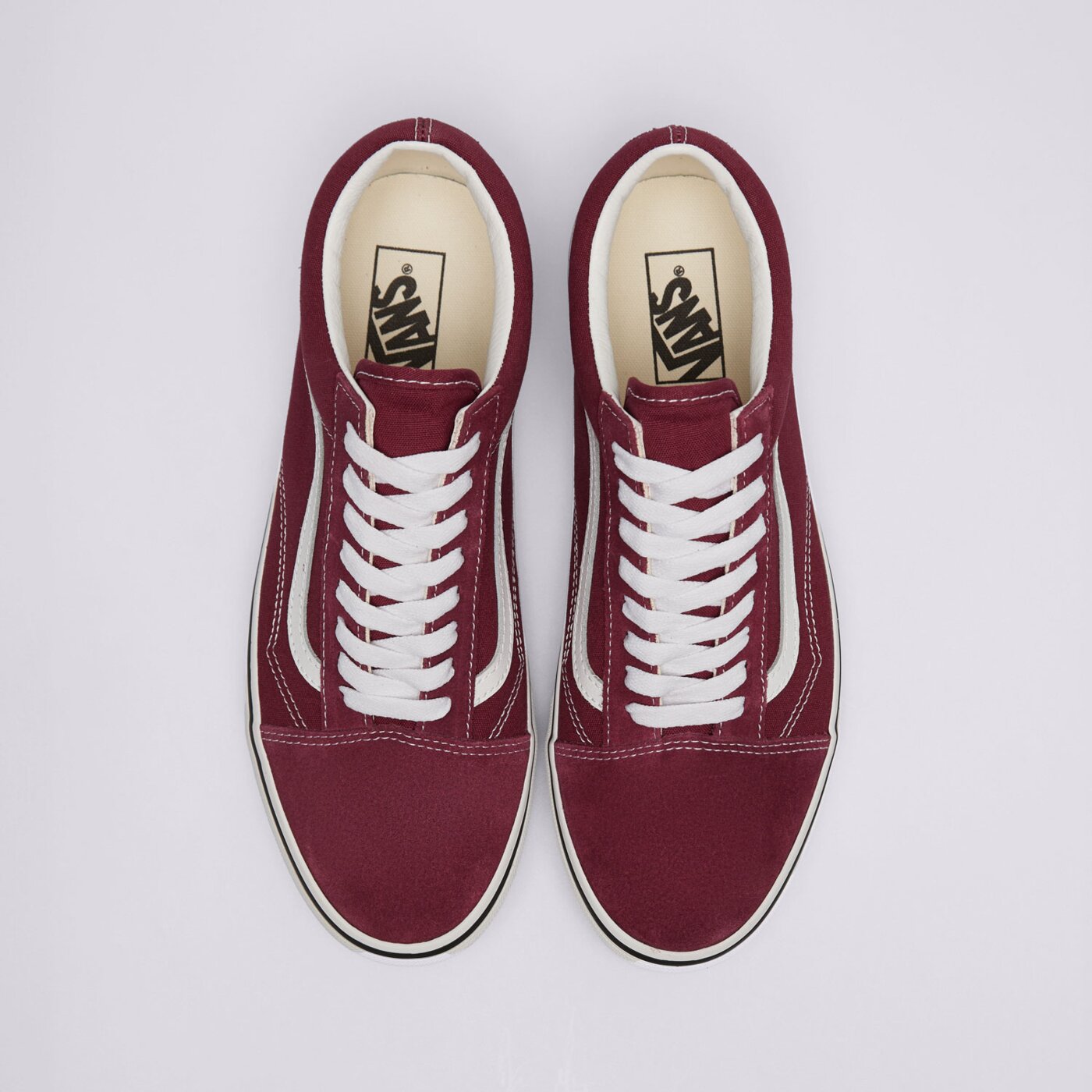 Buty sportowe męskie VANS OLD SKOOL  vn000cr5zcf kolor bordowy