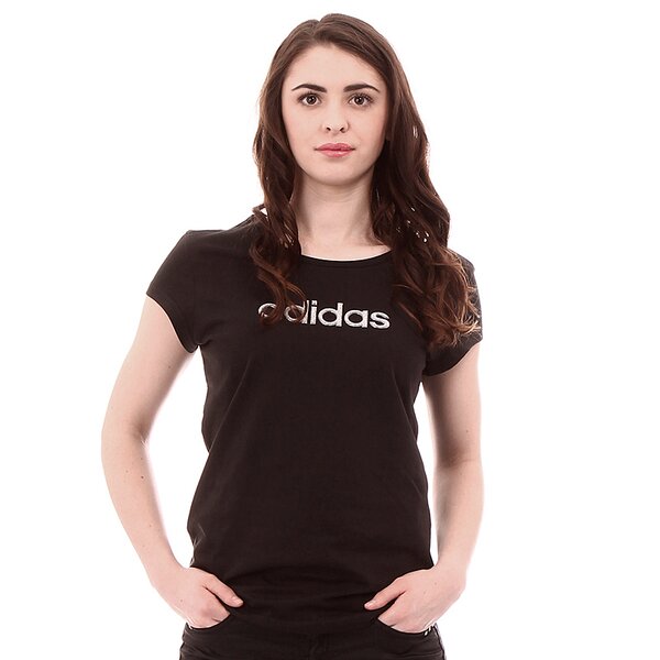 Koszulka damska ADIDAS T-SHIRT GLAM TEE z33205 kolor czarny