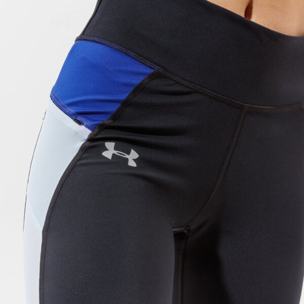 Spodnie dresowe damskie UNDER ARMOUR LEGGINGS SPEEDPOCKET RUN CROP 1323044-003 kolor czarny