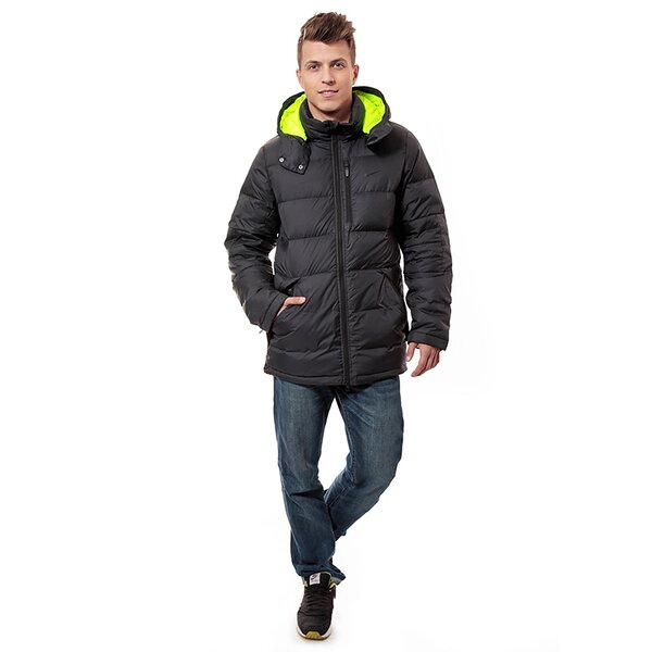 Kurtka zimowa męska NIKE KURTKA ALLIANCE JKT-550 HOODED 614683010 kolor czarny