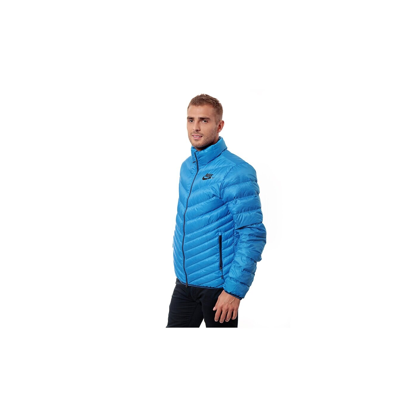 Kurtka zimowa męska NIKE KURTKA CASCADE DOWN JACKET 541460406 kolor niebieski
