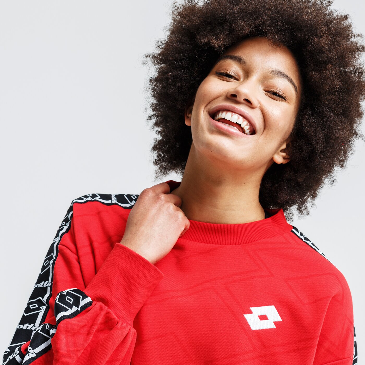 Bluza damska LOTTO BLUZA ATHLETICA CLASSIC W II RN FT 214410-0c4 kolor czerwony