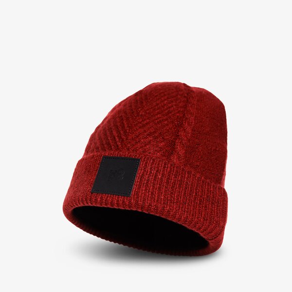 Czapka zimowa damska UP8 CZAPKA ABAJ up321hat63002 kolor czerwony