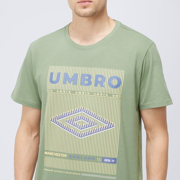 Koszulka męska UMBRO T-SHIRT YAMADO ul123tsm15001 kolor zielony