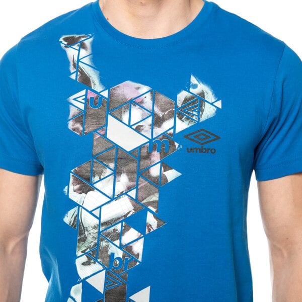 Koszulka męska UMBRO T-SHIRT JALA ul16tsmpr057 kolor niebieski