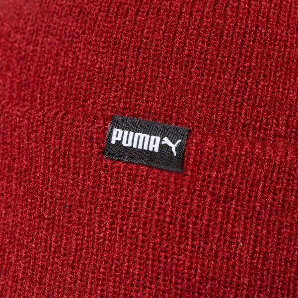 Czapka zimowa damska PUMA CZAPKA PUMA CLASSIC CUFF BEANIE 2343404 kolor bordowy