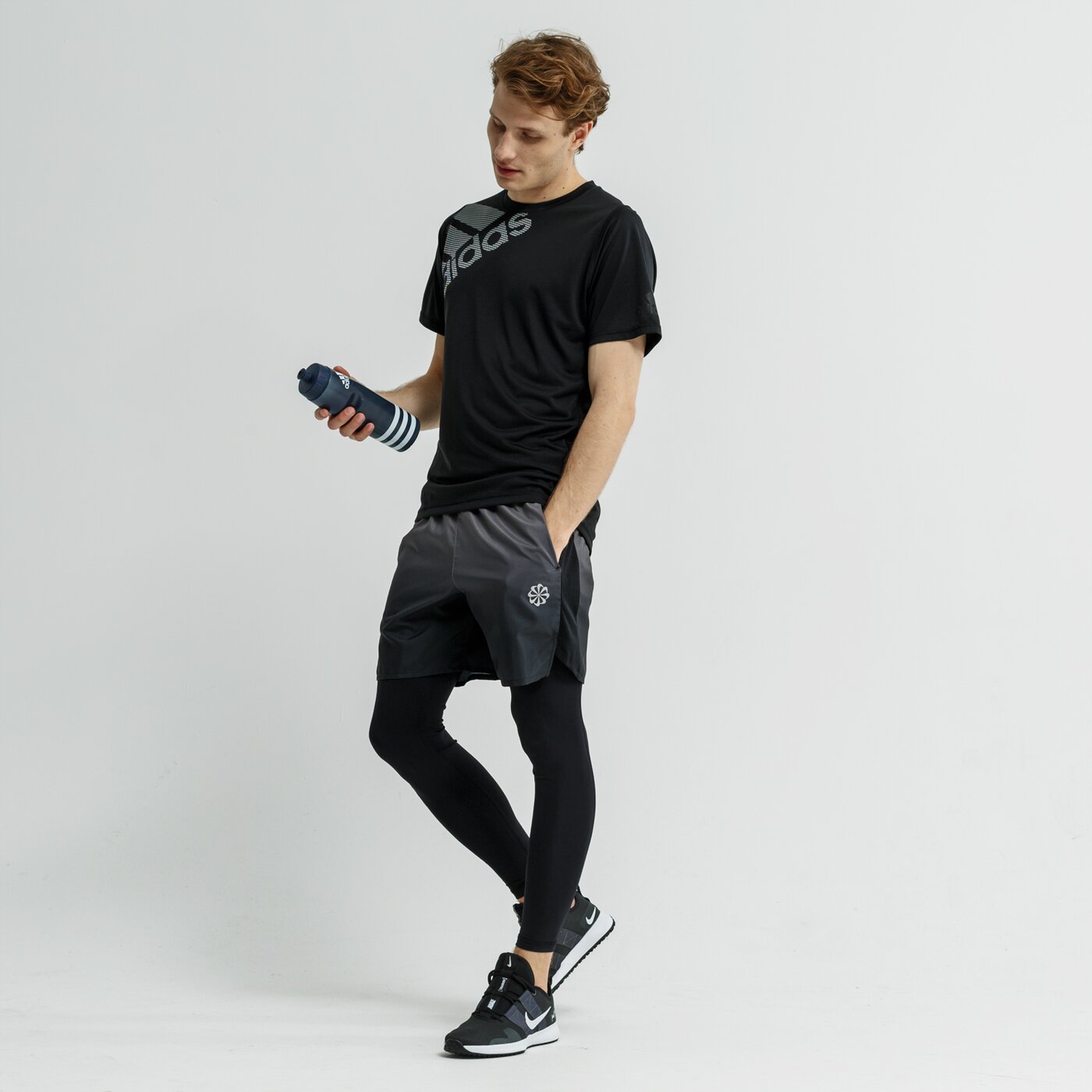 Koszulka męska ADIDAS T-SHIRT SS FL SPR GF BOS du0902 kolor czarny