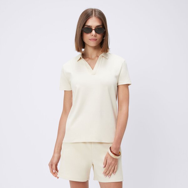 Koszulka polo damska UMBRO POLO ESS ul125pod02004 kolor beżowy