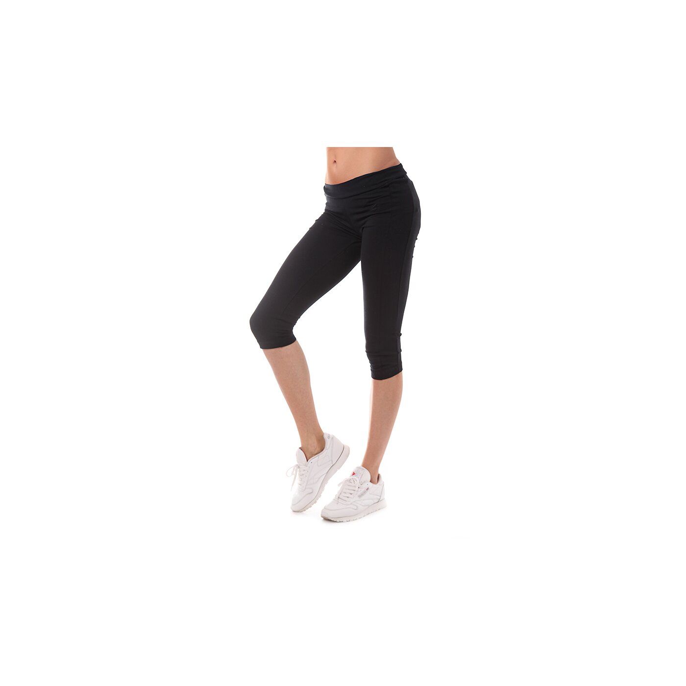 Spodenki damskie LOTTO SZORTY LEGGINGS MID TILD q9424 kolor czarny
