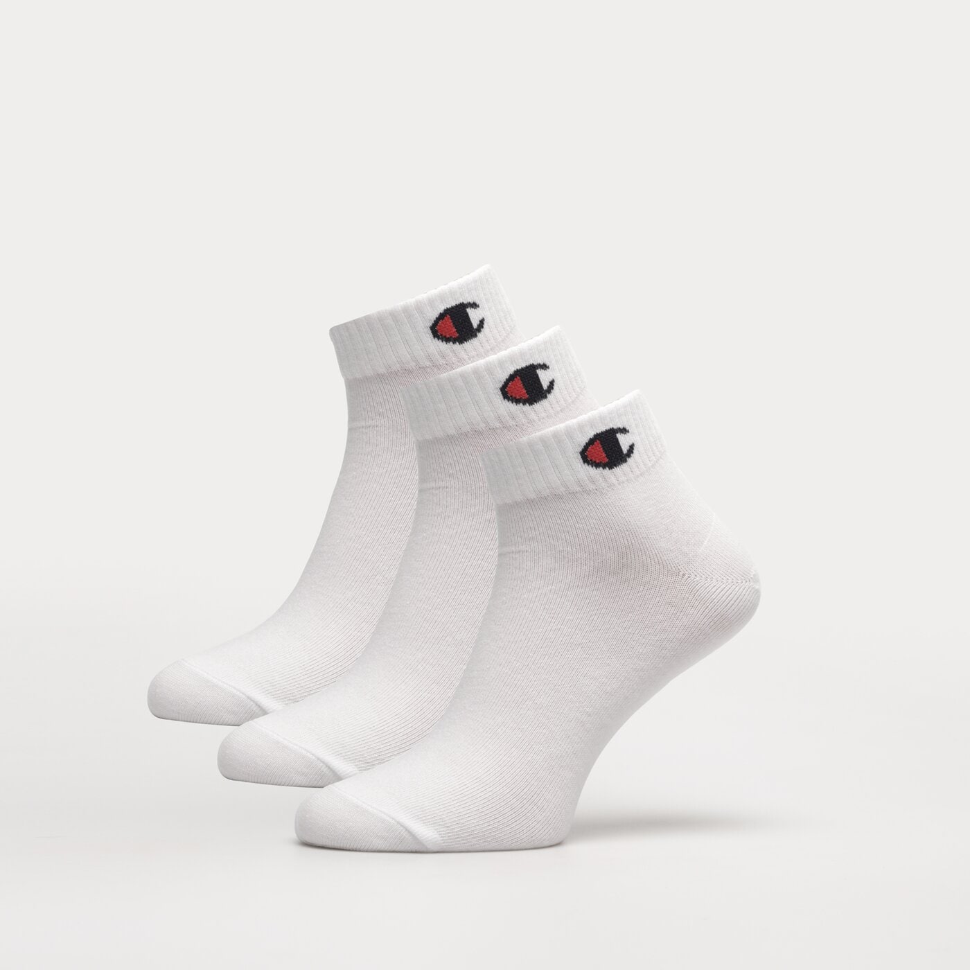 Skarpetki damskie CHAMPION SKARPETY 3PK QUARTER u20099ww001 kolor biały