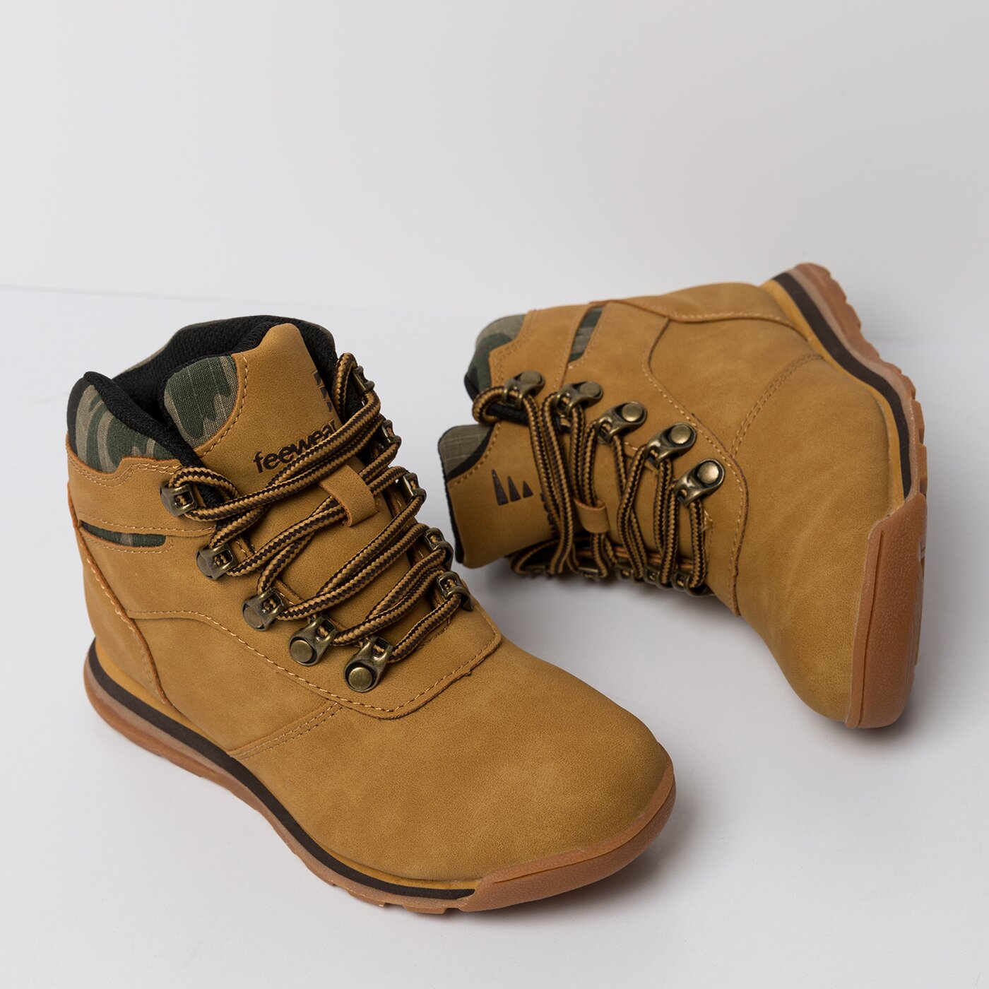 Buty trekkingowe dla dzieci FEEWEAR NJANO fwjko217008 kolor brązowy