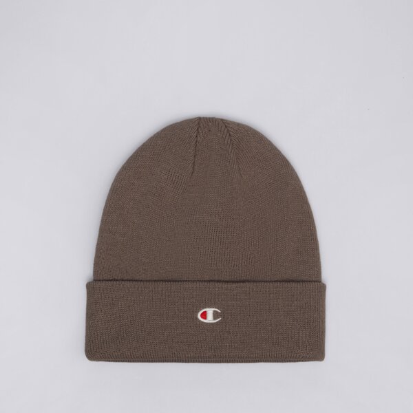 Czapka zimowa damska CHAMPION CZAPKA BEANIE 806065es072 kolor brązowy