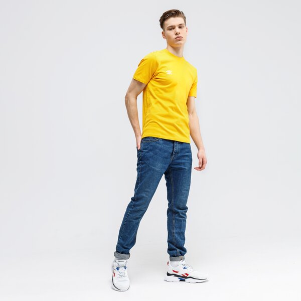 Koszulka męska UMBRO T-SHIRT FW SMALL LOGO COTTON 65353u-hv9 kolor żółty