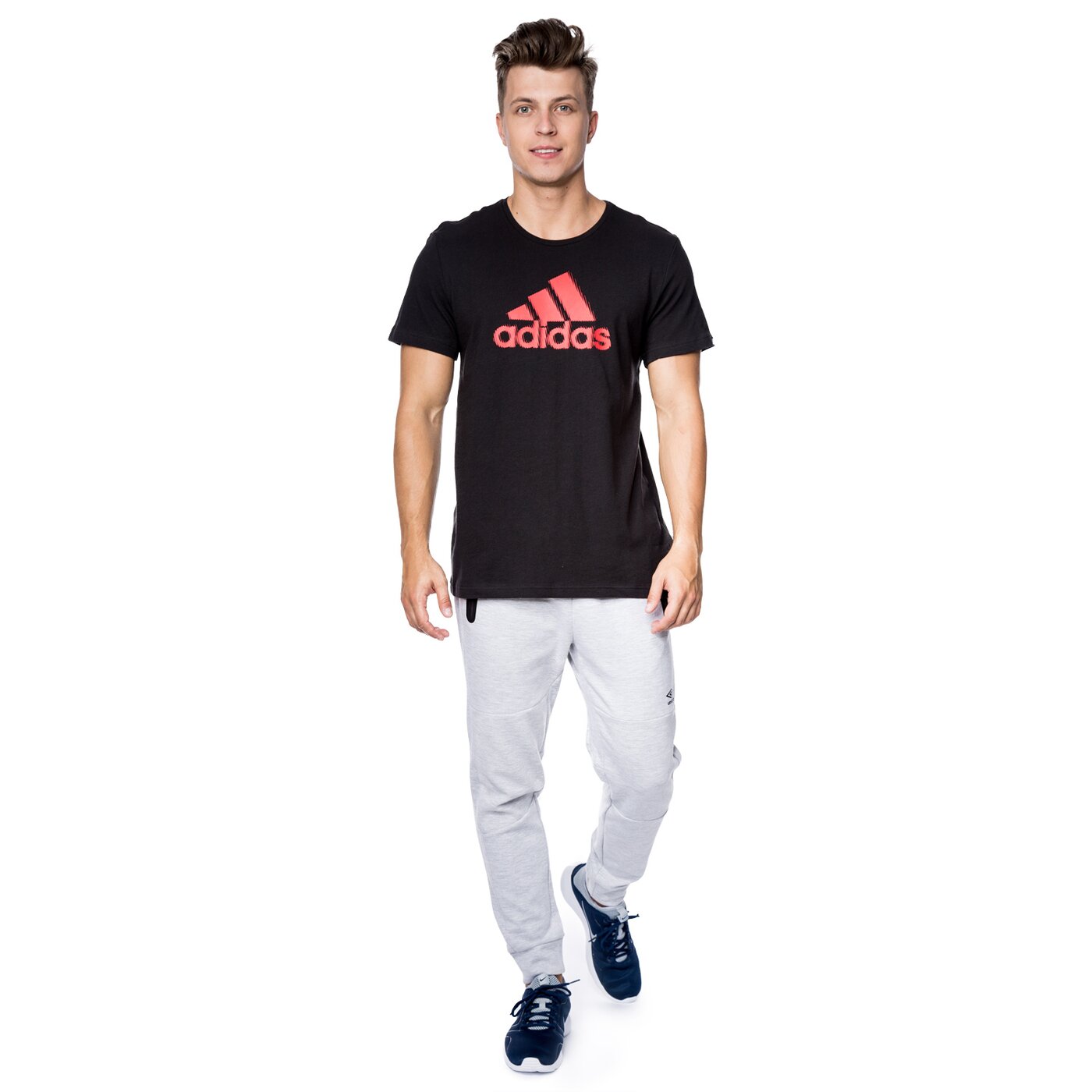 Koszulka męska ADIDAS T-SHIRT ADI PACK 2IN1 ay7235 kolor czerwony