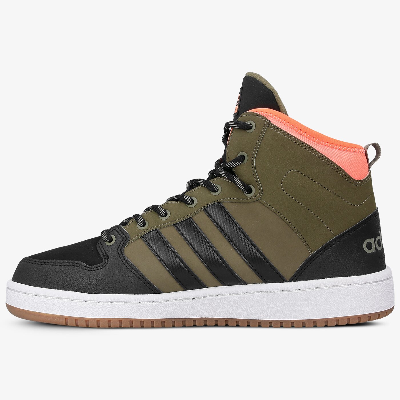 Buty sportowe męskie ADIDAS CF HOOPS MID WTR bb9914 kolor khaki