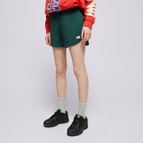 Spodenki damskie NEW BALANCE SZORTY ATHLETICS MESH ws41510nwg kolor zielony