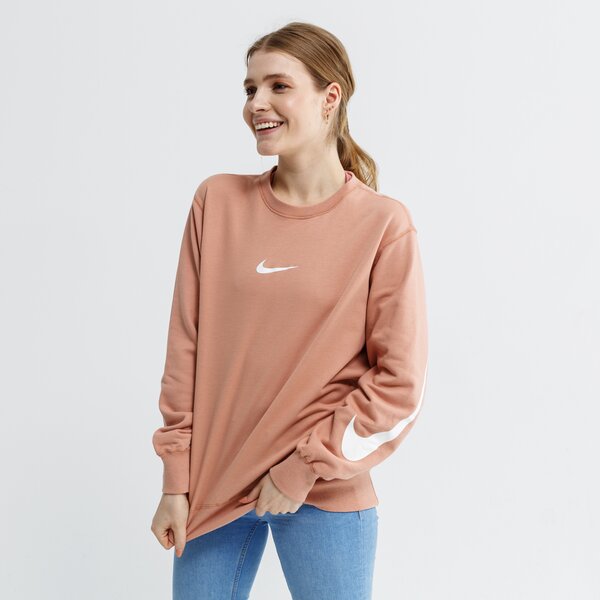 Bluza damska NIKE BLUZA W NSW SWSH CREW LS FT bq7958-605 kolor różowy