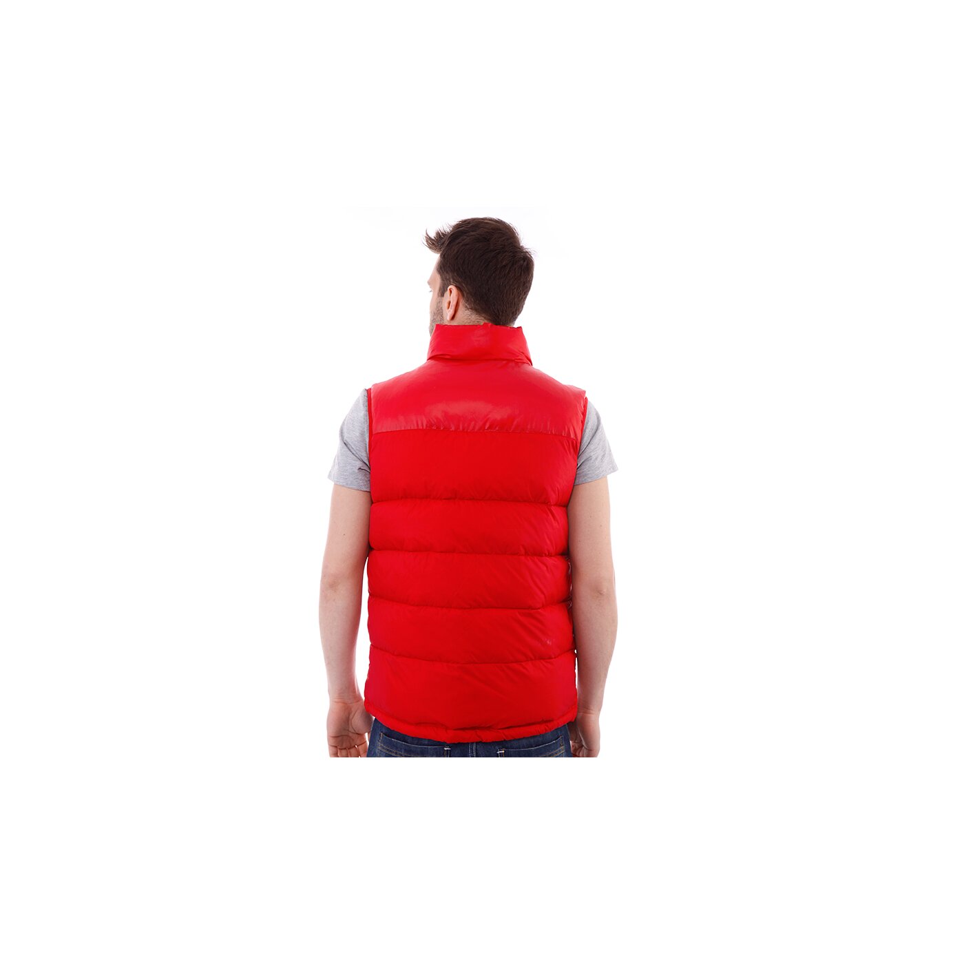 Bezrękawnik męski REEBOK BEZRĘKAWNIK PADDED VEST z58116 kolor czerwony