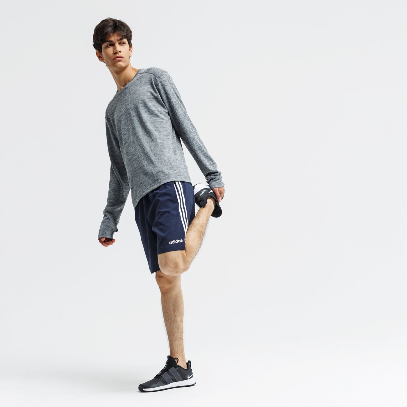 Bluza męska NIKE T-SHIRT LS M NK PACER CREW bv4753-068 kolor szary