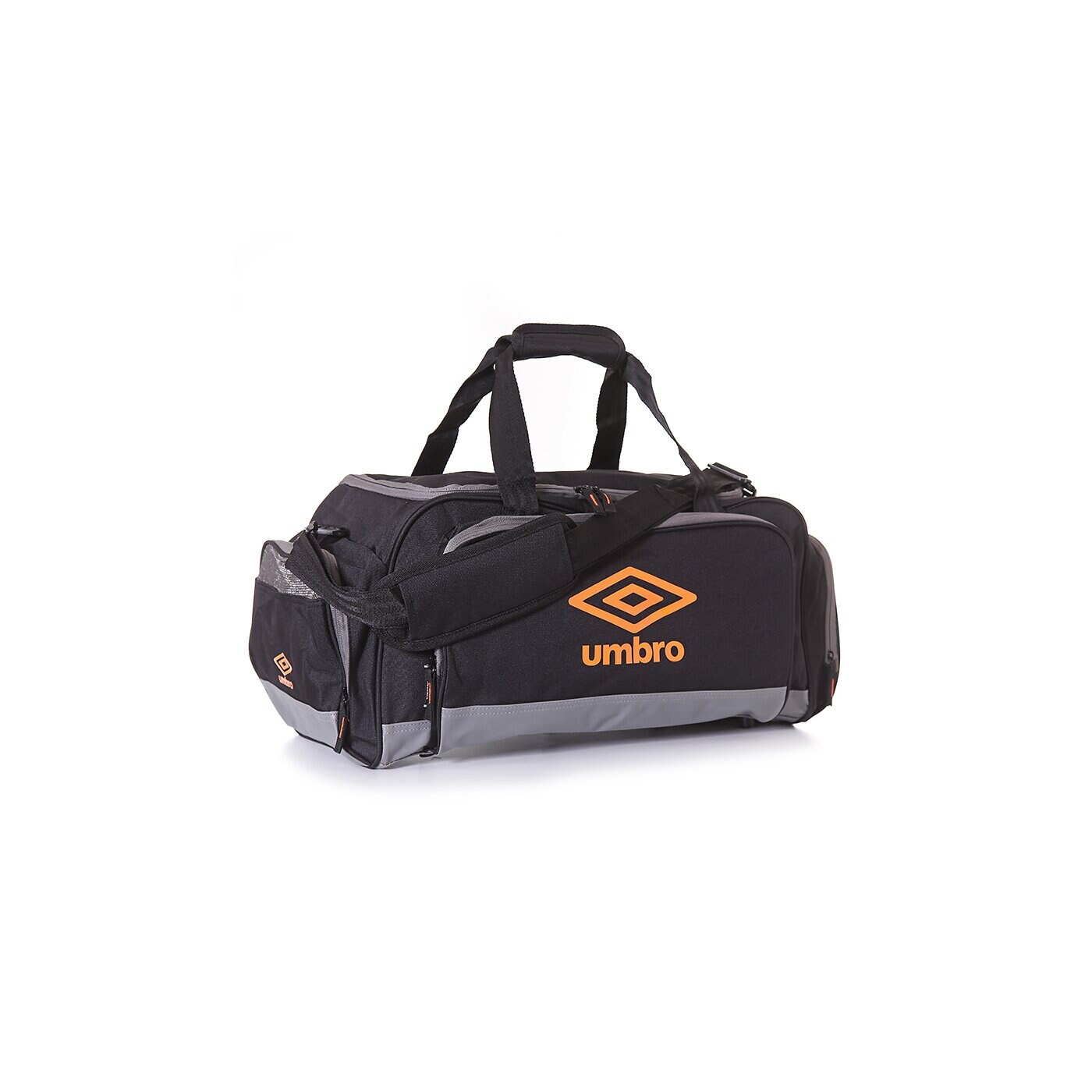 Torba sportowa damska UMBRO TORBA SMALL HOLDALL BLACK WHITE 30475ucih kolor czarny