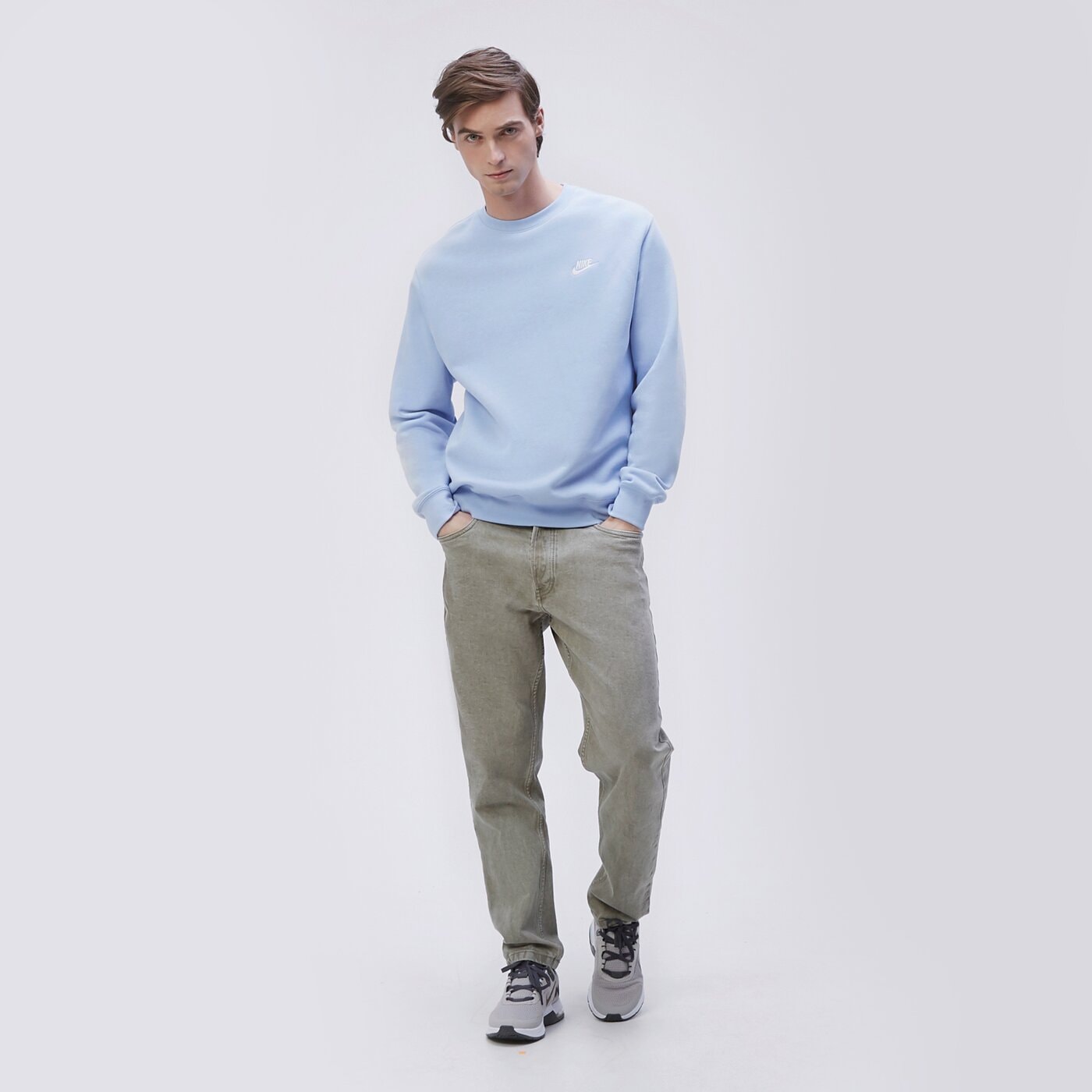 Bluza męska NIKE BLUZA SPORTSWEAR CLUB FLEECE bv2662-479 kolor niebieski