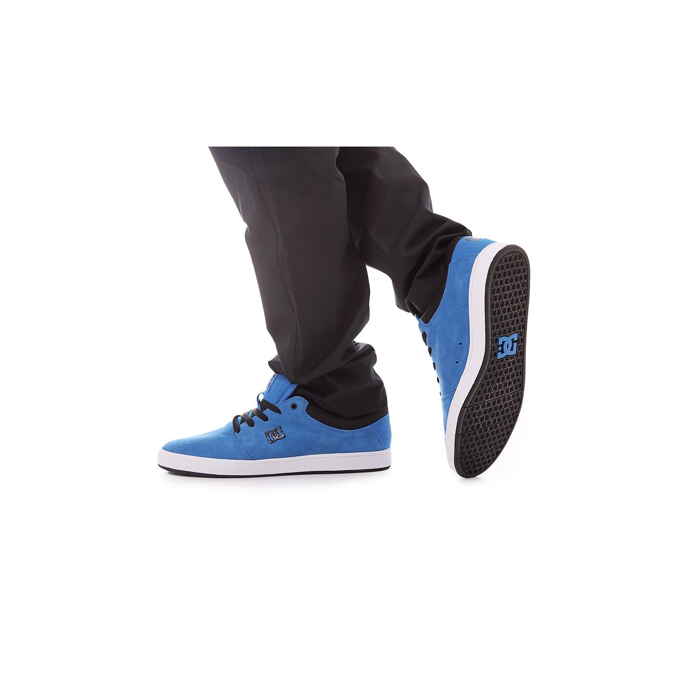 Buty sportowe męskie DC CRISIS adys100029bru kolor niebieski