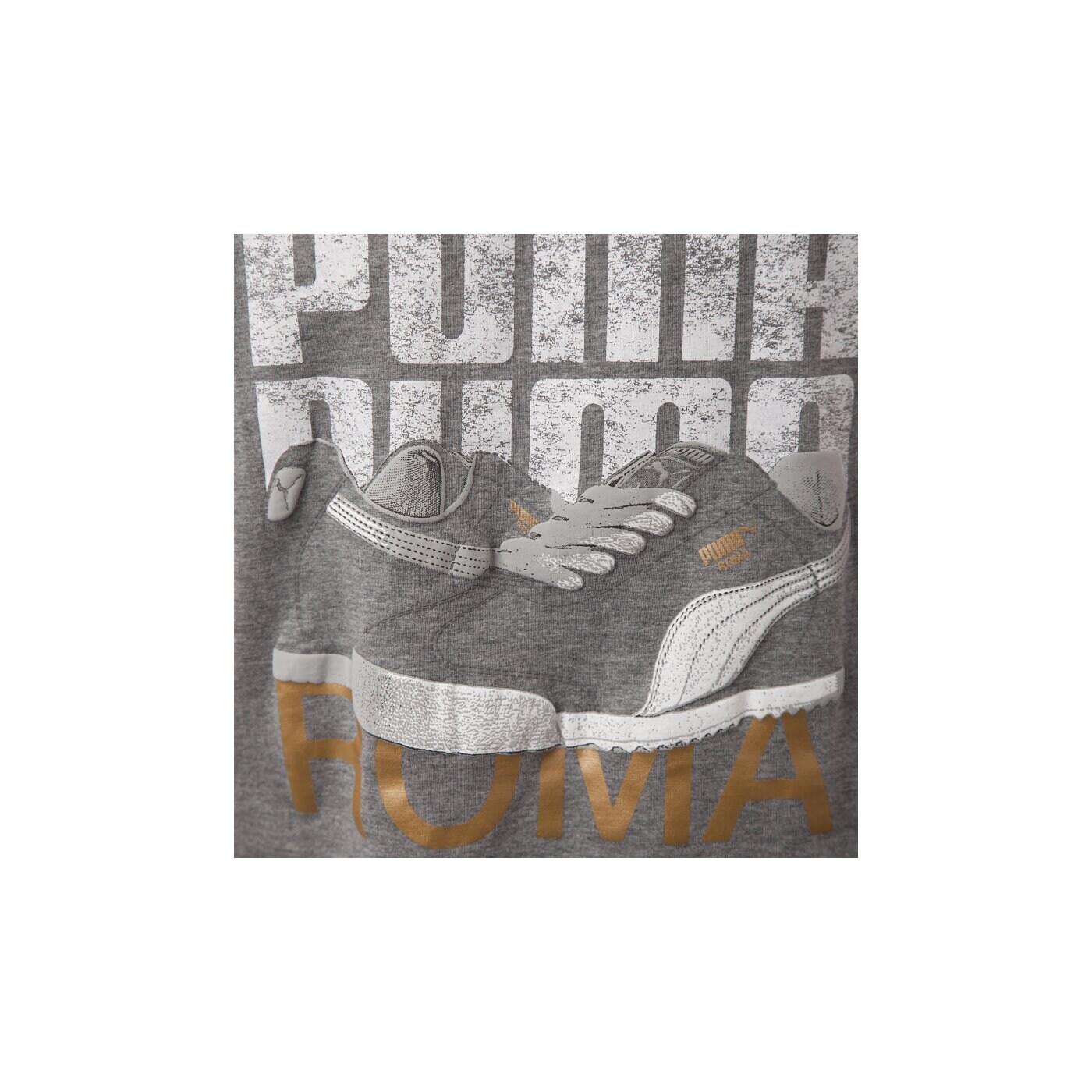 Koszulka męska PUMA T-SHIRT SNEAKER TEE 56826403 kolor szary