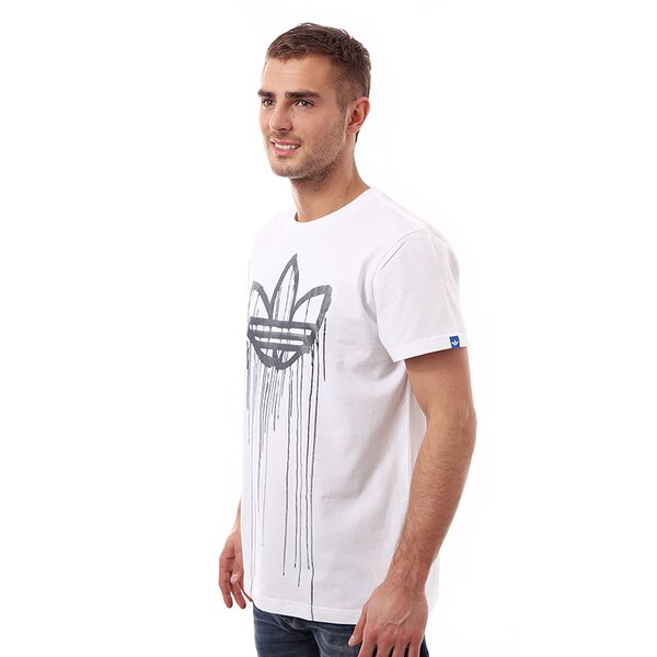 Koszulka męska ADIDAS T-SHIRT G ACTION DRIPS f80929 kolor biały