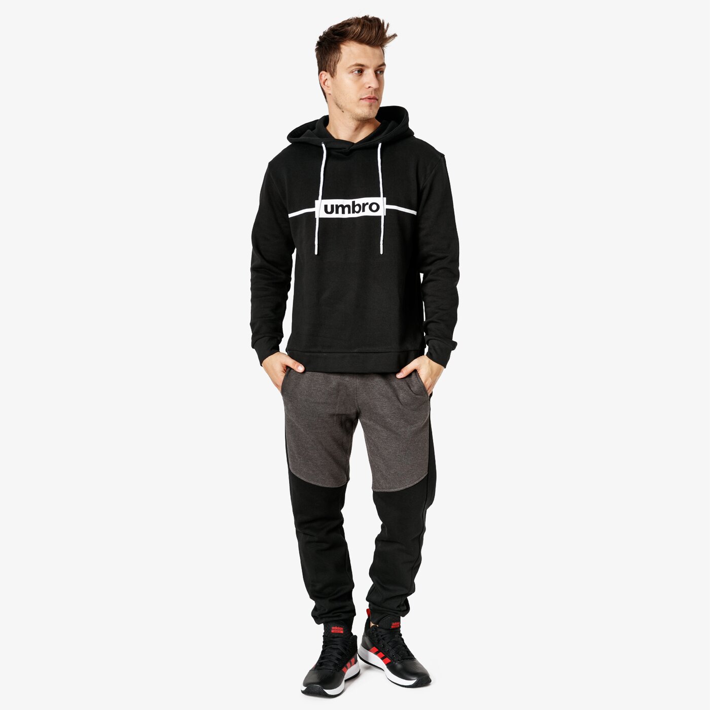 Bluza męska UMBRO BLUZA OBSYDIAN ul38blm08003 kolor czarny