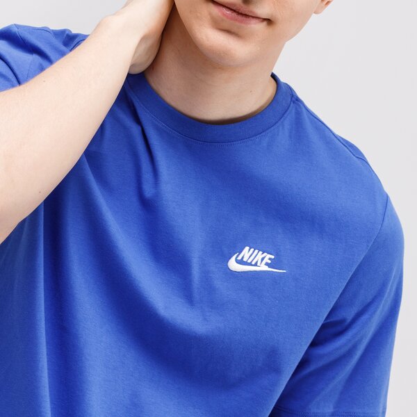 Koszulka męska NIKE T-SHIRT SPORTSWEAR CLUB ar4997-430 kolor niebieski