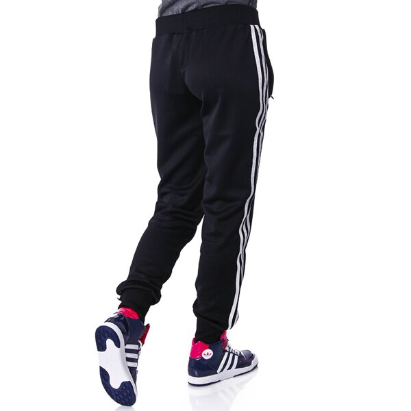 Spodnie dresowe damskie ADIDAS SPODNIE G FLOCK TP w68083 kolor czarny
