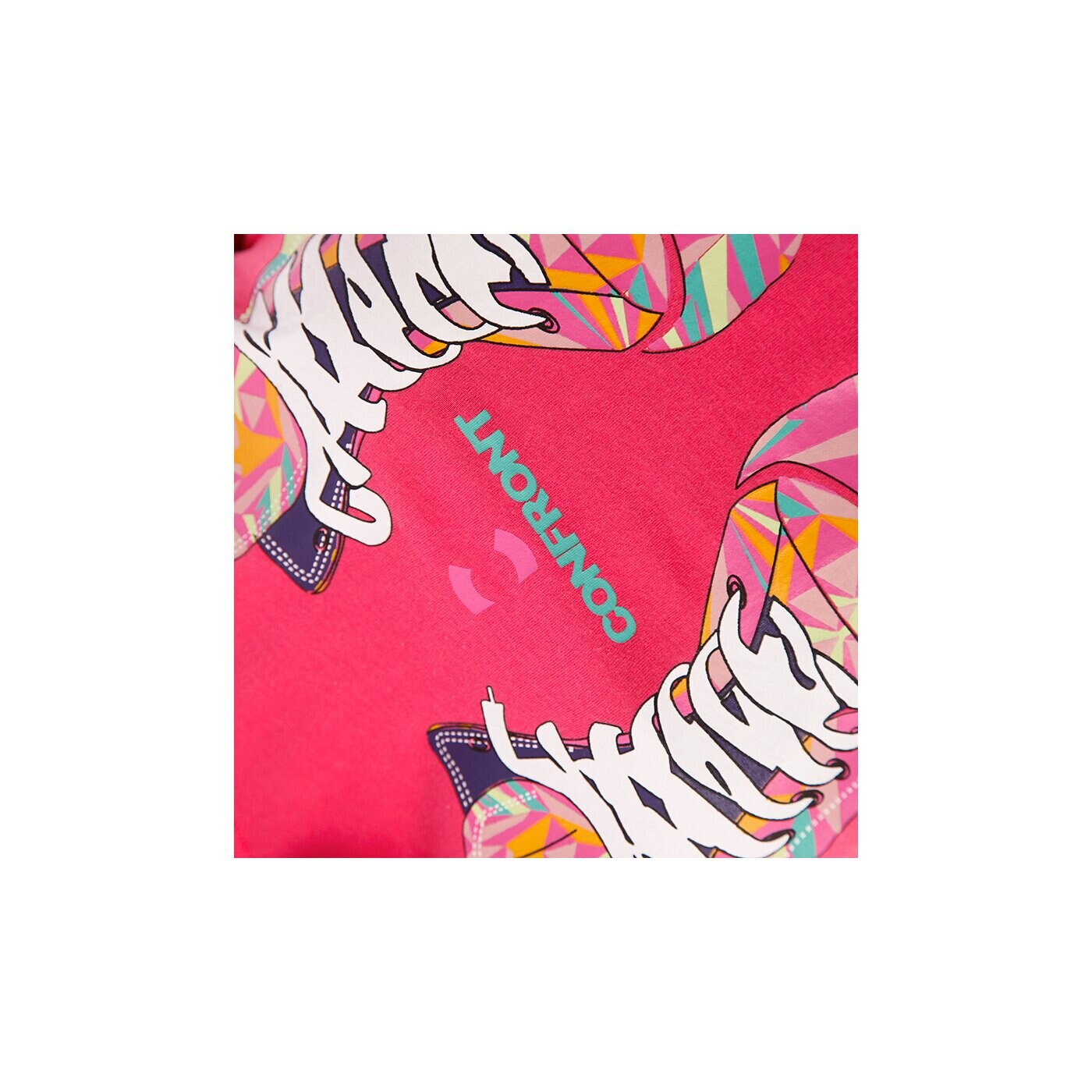 Koszulka damska CONFRONT T-SHIRT GIULIA cf33tsd18001 kolor różowy