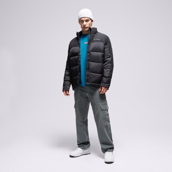 Kurtka zimowa męska CHAMPION KURTKA PUCHOWA JACKET 219191kk001 kolor czarny