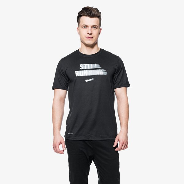 Koszulka męska NIKE T-SHIRT SS M NK DRY LGD FAST LIFE 891708-010 kolor czarny