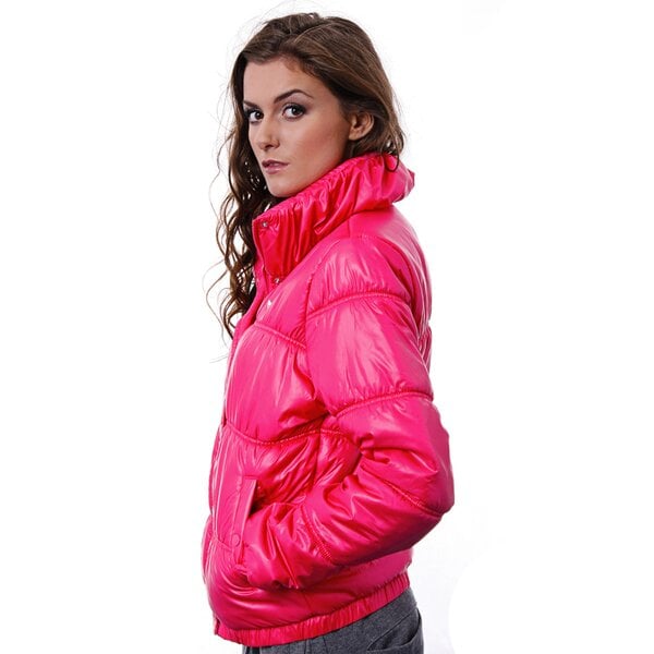 Kurtka zimowa damska ADIDAS KURTKA PADDED JKT w68839 kolor różowy