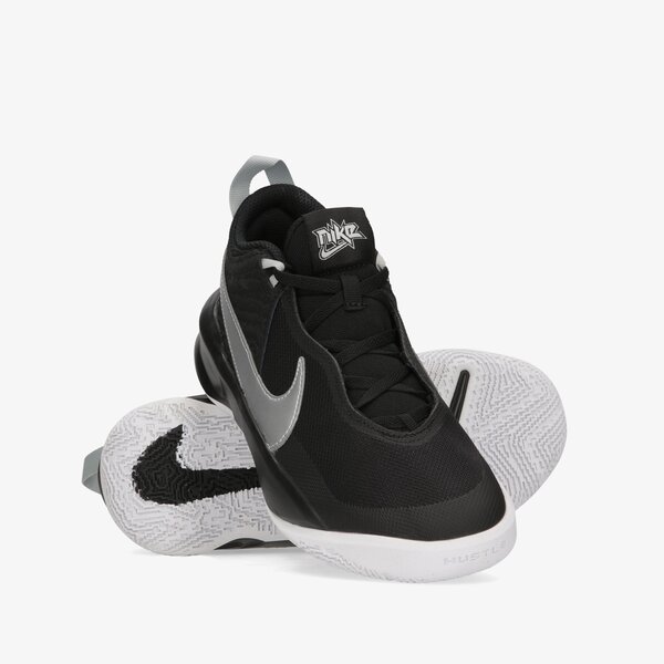 Buty dziecięce do koszykówki NIKE TEAM HUSTLE D 10 cw6735-004 kolor czarny