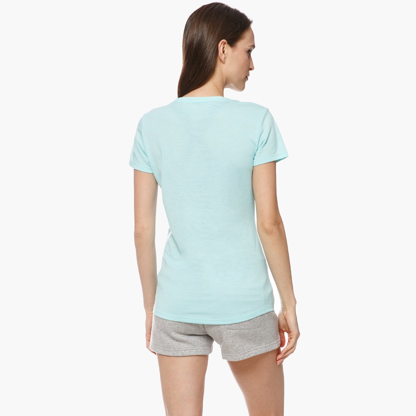 Koszulka damska PUMA T-SHIRT SS ESS NO1 HEATHE 83839933 kolor niebieski