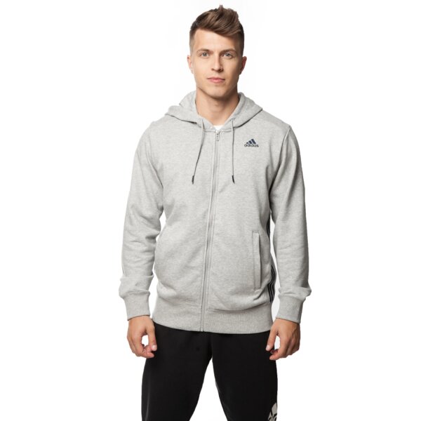 Bluza męska ADIDAS BLUZA ESS MID FZ HOOD s17969 kolor szary