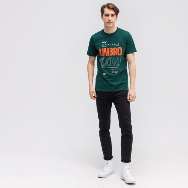 Koszulka męska UMBRO T-SHIRT ANTAVAS ul121tsm56002 kolor zielony