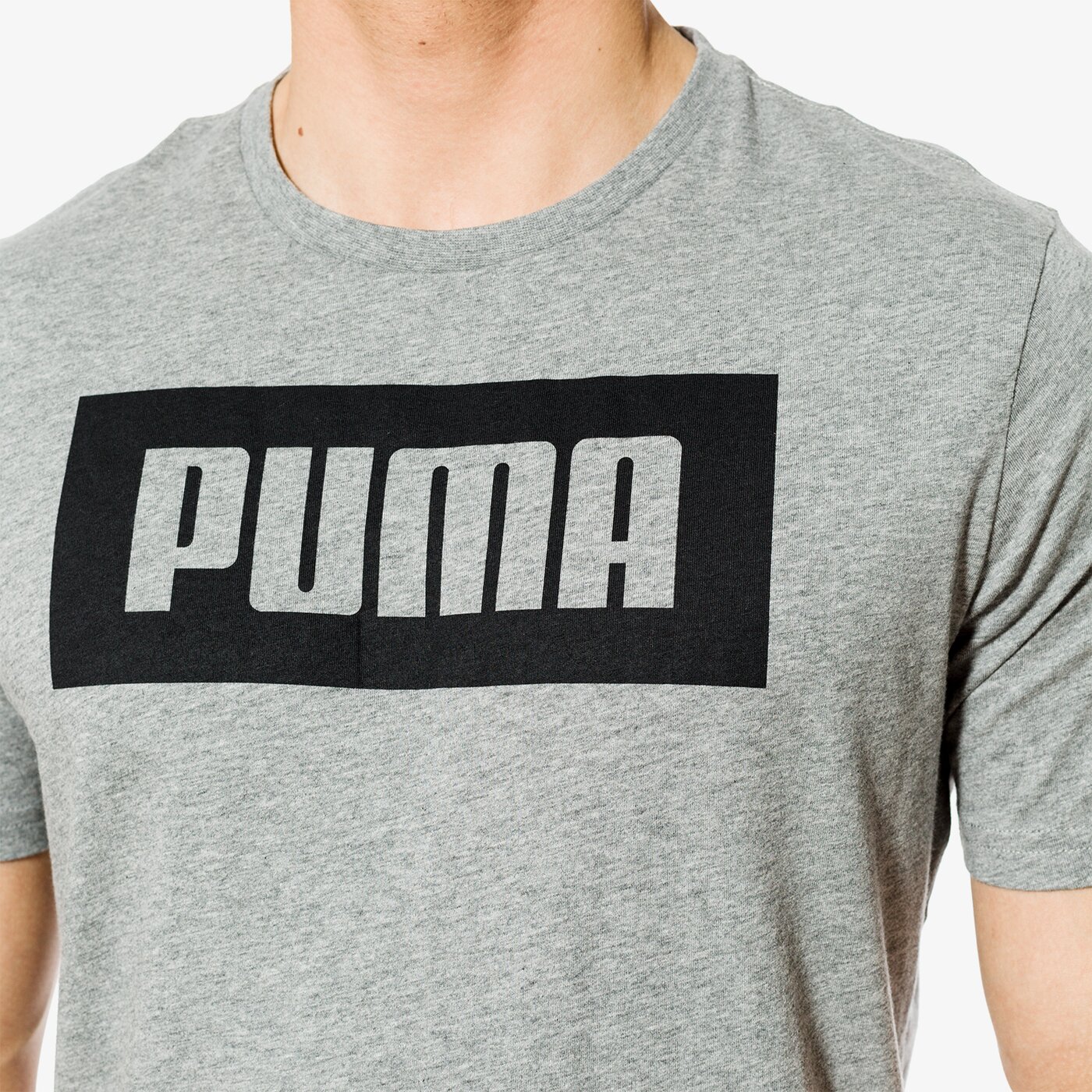 Koszulka męska PUMA T-SHIRT SS REBEL BASIC 85055403 kolor szary