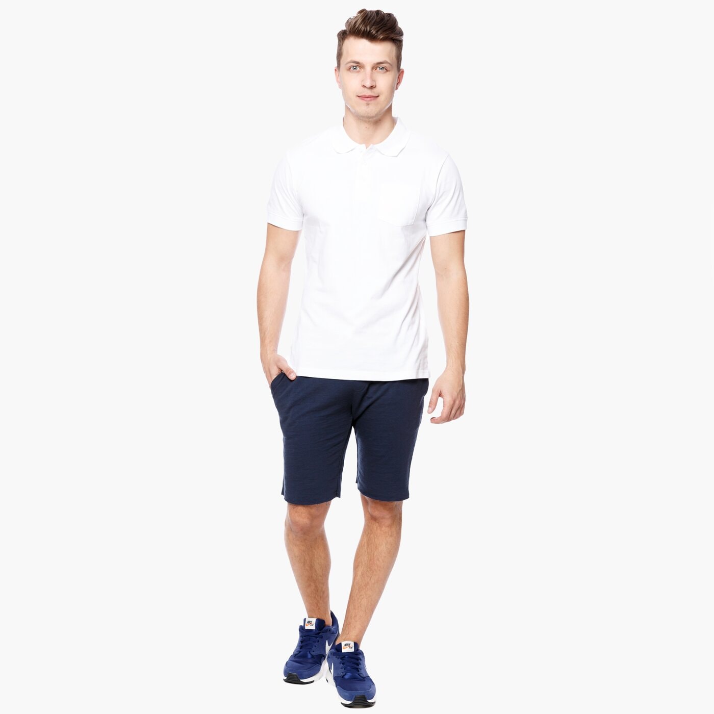 Koszulka polo męska UMBRO POLO ROBERTO ul17pom01002 kolor biały