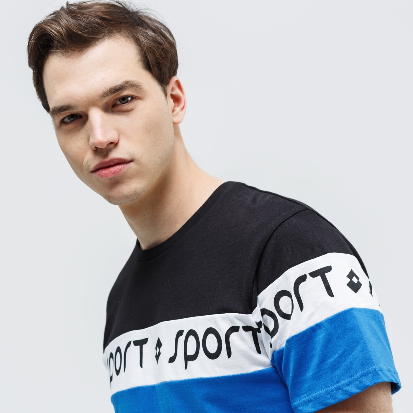 Koszulka męska LOTTO T-SHIRT ETTORE lo39tsm45001 kolor niebieski