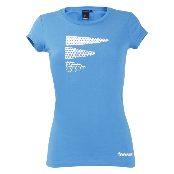 Koszulka damska FEEWEAR T-SHIRT SS BAHIA fw11tsd17460 kolor niebieski