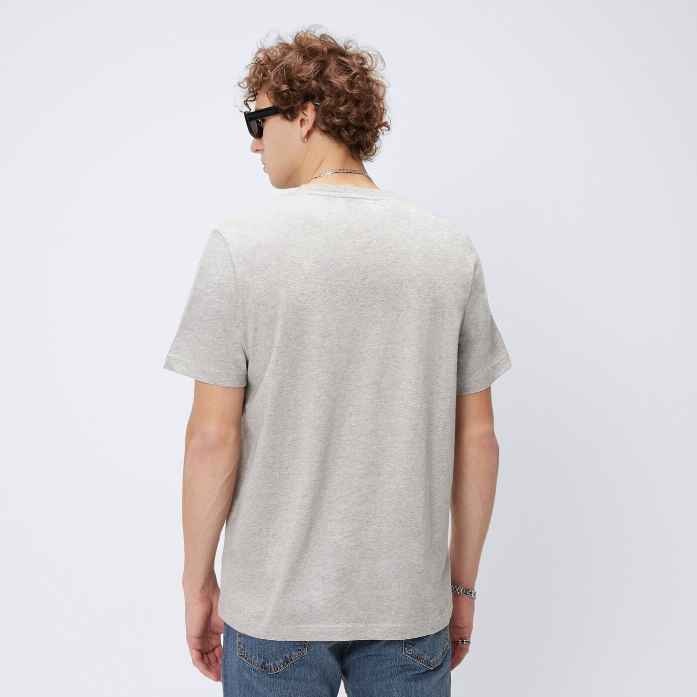 Koszulka męska REEBOK T-SHIRT IDENTITY SMALL LOGO TEE 100221743 kolor szary