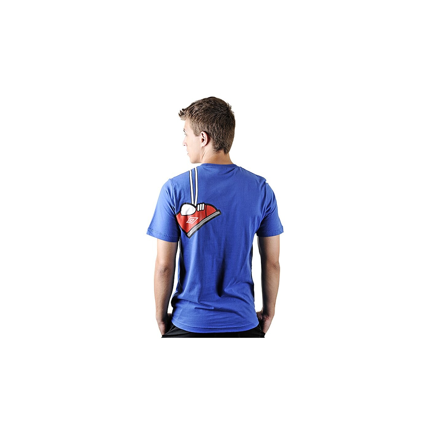 Koszulka męska UMBRO T-SHIRT SHOE GRAPHIC TEE TRUE BLUE SS 60949u6nc 