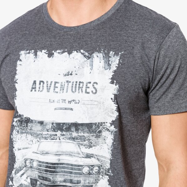 Koszulka męska FEEWEAR T-SHIRT SS GERONIMO fw37tsm35001 kolor szary