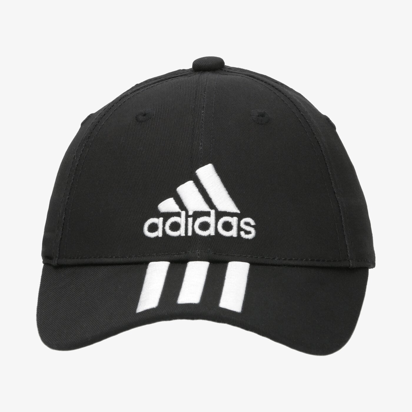 Czapka z daszkiem damska ADIDAS CZAPKA 6P 3S CAP COTTON du0196 kolor czarny