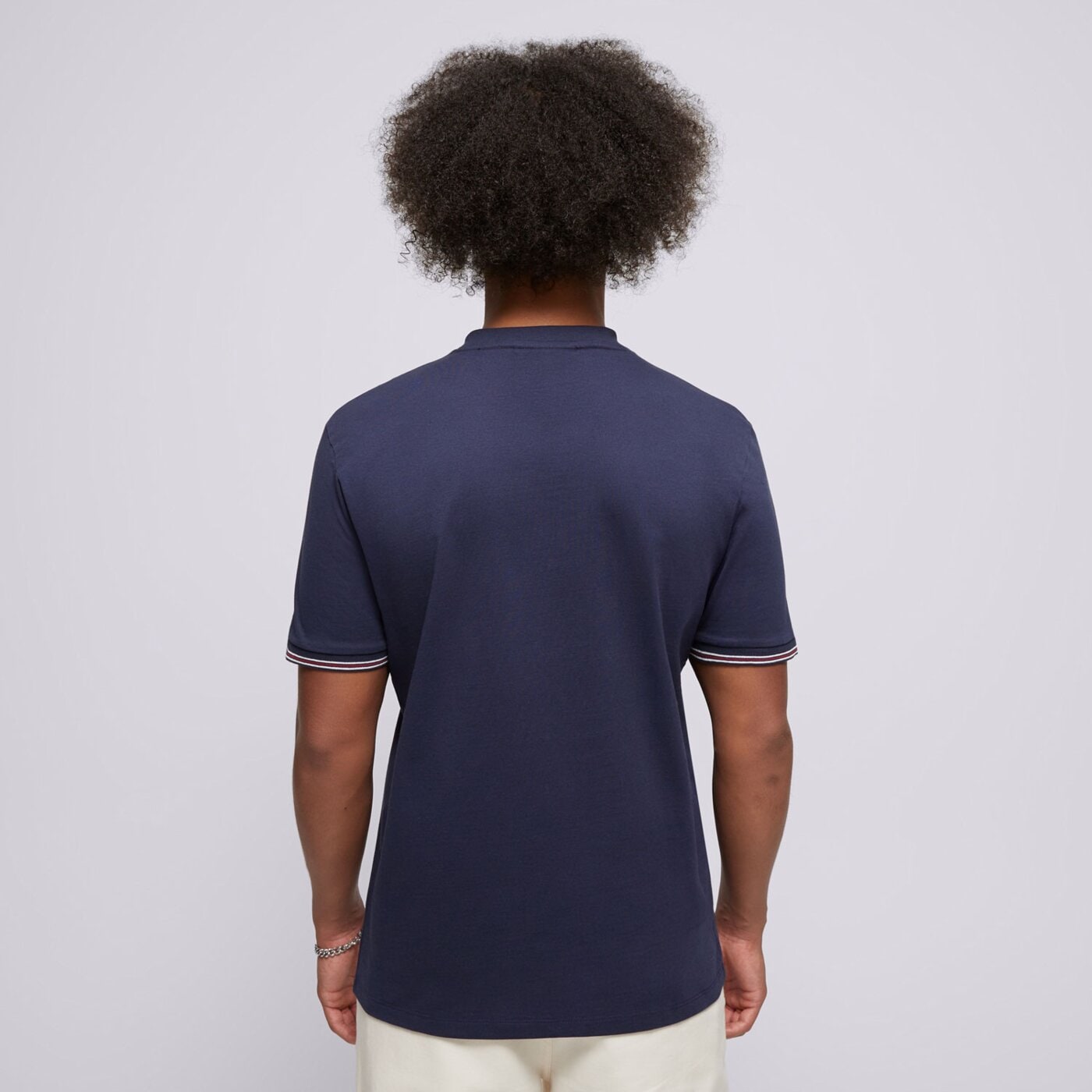 Koszulka męska FILA T-SHIRT CALEB fw24mh036410 kolor granatowy