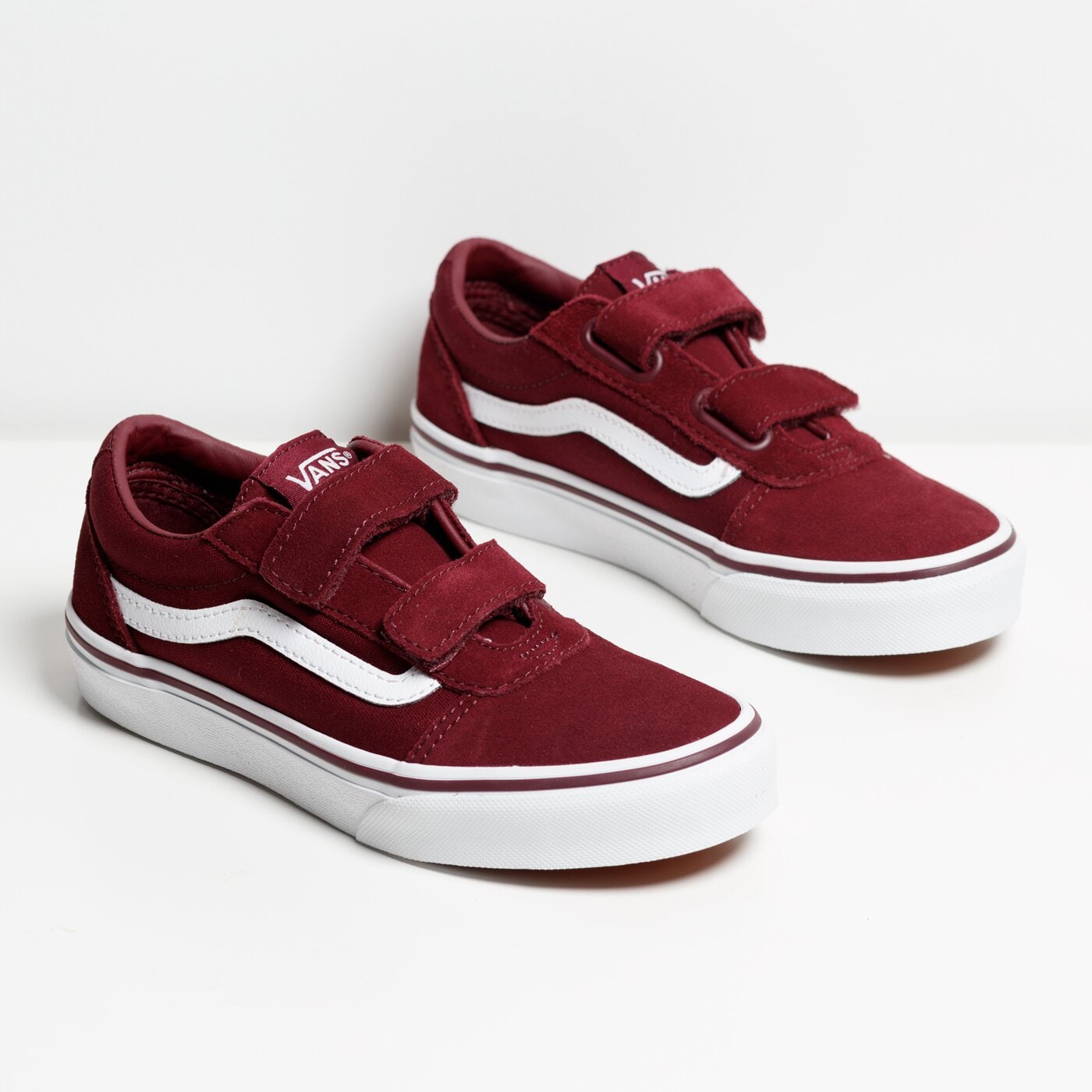 Buty dziecięce VANS YT WARD V vn0a4budu1a1 kolor bordowy